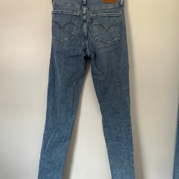 LEVIS 721 High Rise Skinny Jeans Size 25 - Picture 4 of 6